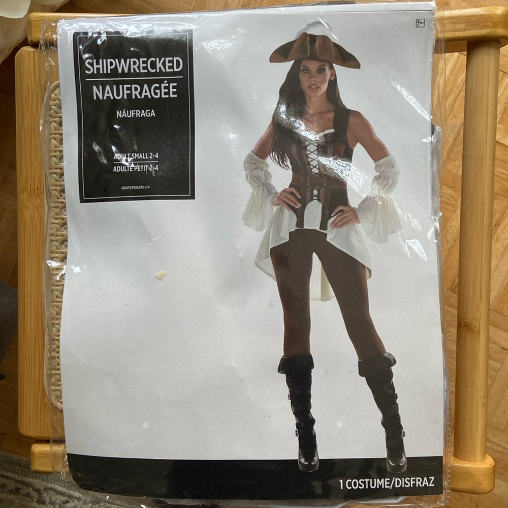 Shipwrecked Pirate Costume Size 2-4 (Small)